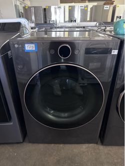 🔥 Brand New LG Gas Dryer Black Steel DLGX6501B — Selling ASAP | 50% OFF