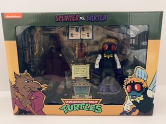 Brand New! Neck Splinter Vs Baxter Tmnt Collectible