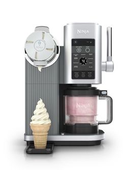Ninja Creami Scoop & Swirl Soft Serve Ice Cream Maker
