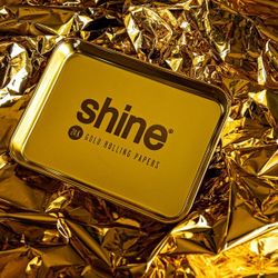 Shine 24k Gold Rolling Tray