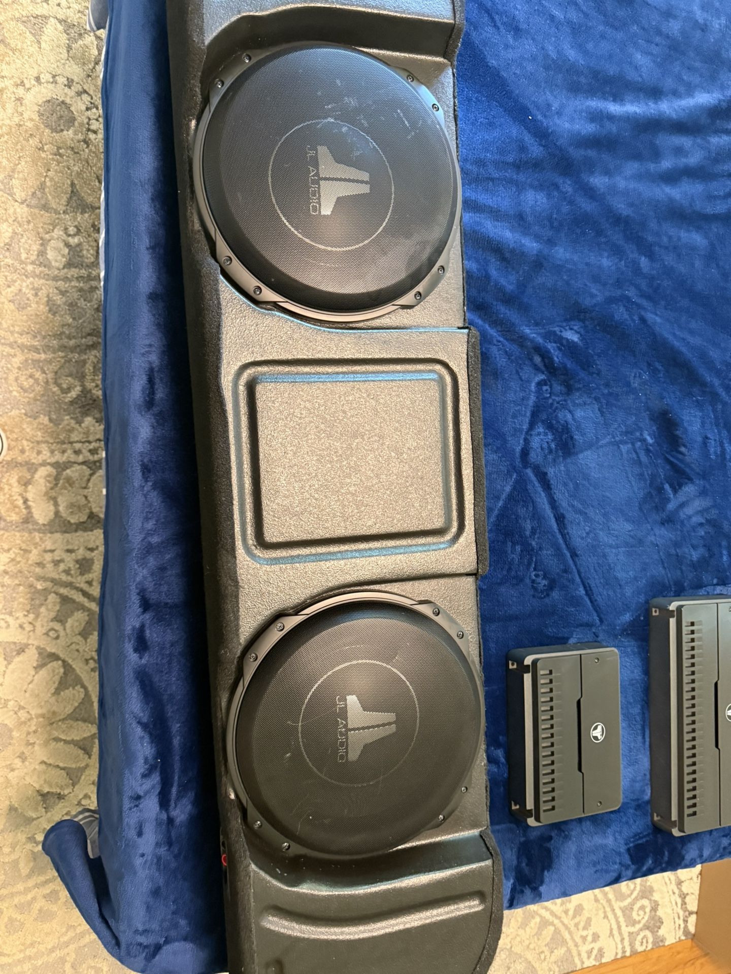 10” JL Audio Subwoofer In Custom F150 Stealth Box