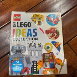 New Lego 10 Book Set + Figurine