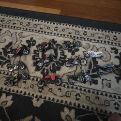 Vintage Toy Motorcycle Lot 70s And 80s Era