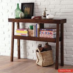  West Elm Rustic Acacia Console Table