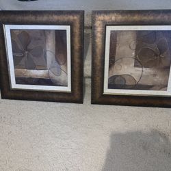 Framed photo set of 2