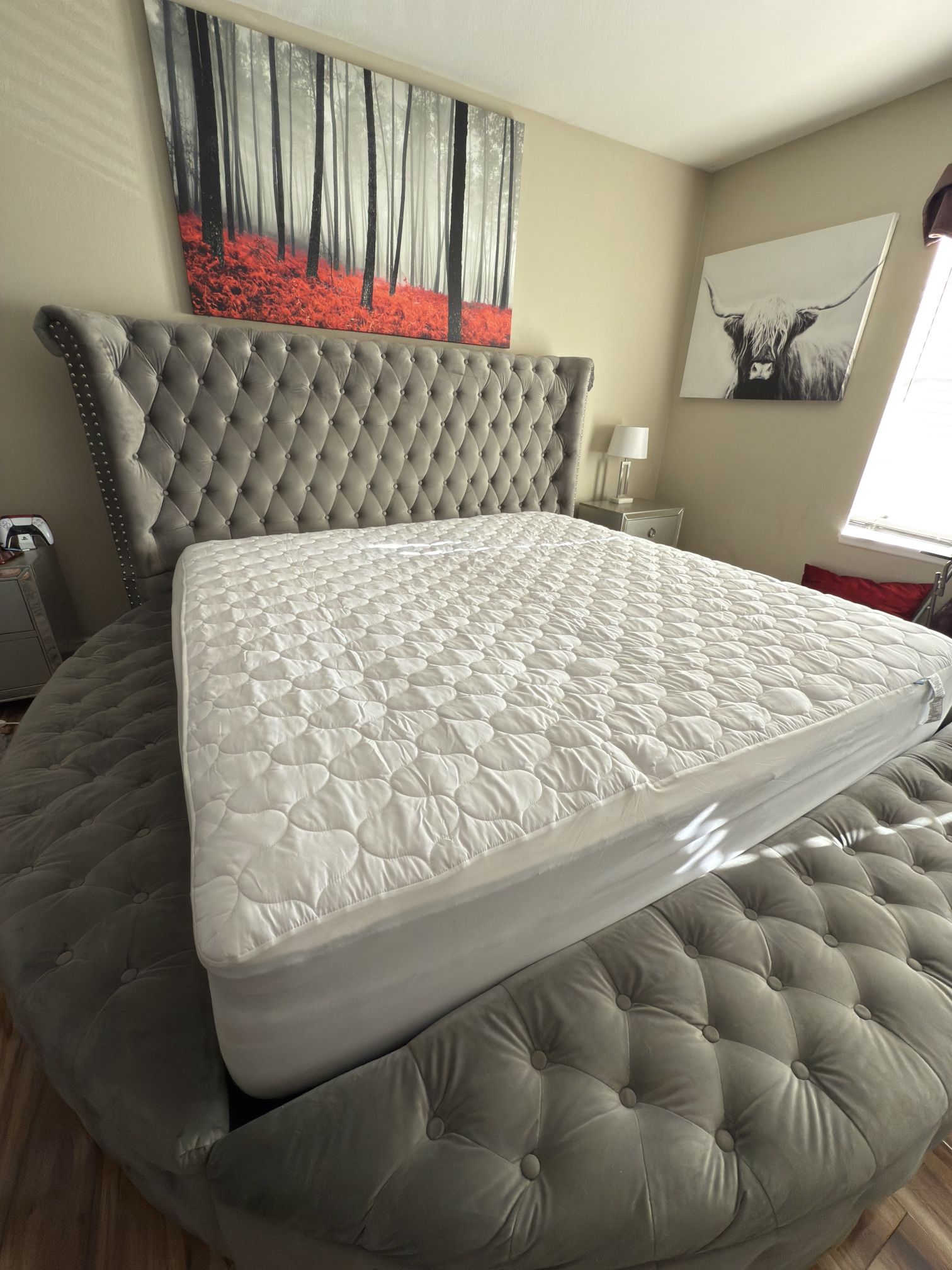 King Size Bed Frame With Storage