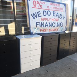 Chest 5 Drawers In Any Color New 