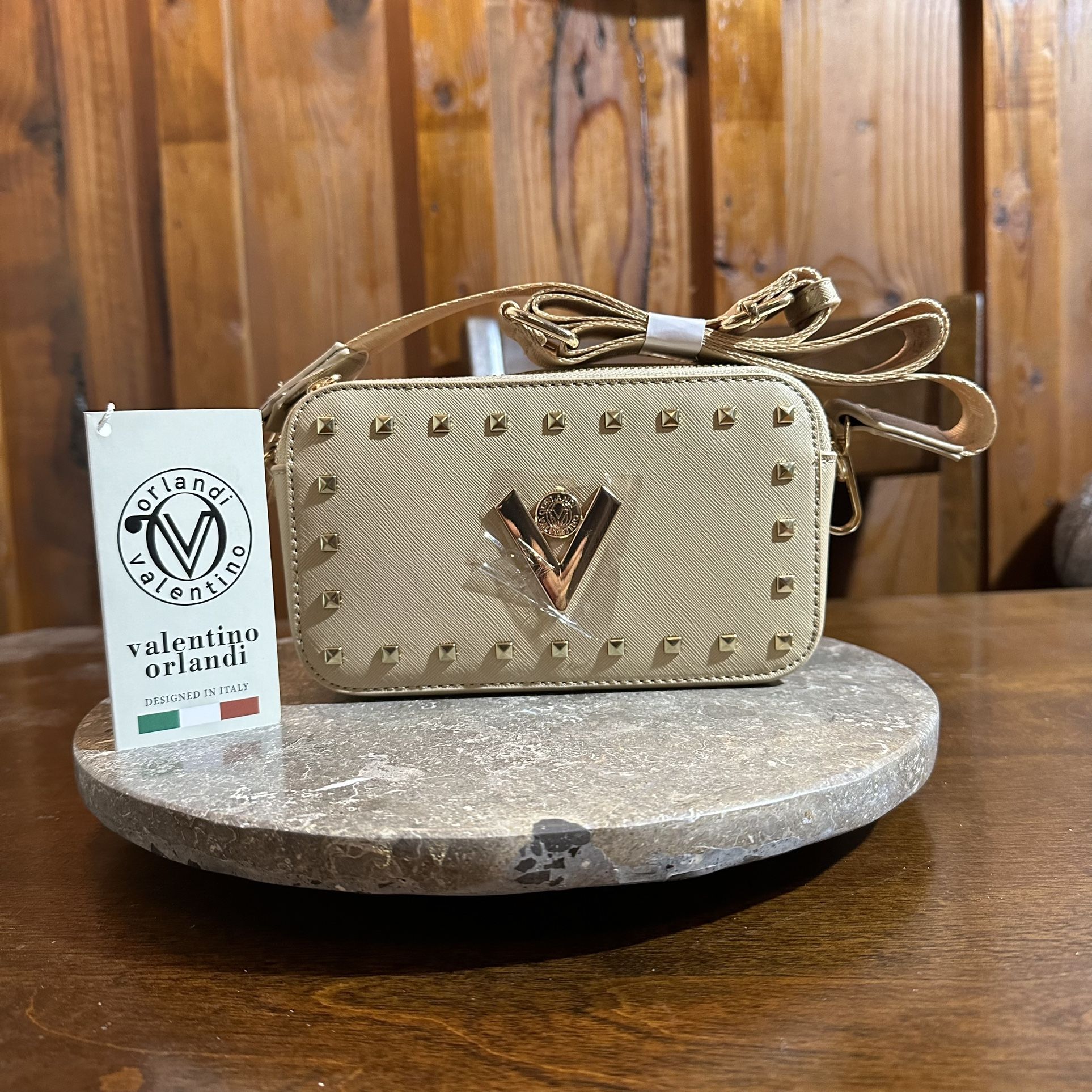 NWT Valentino Orlandi Italy Crossbody Purse Shoulder Bag With Pouch Wallet