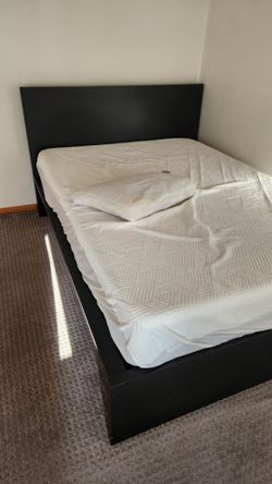 Free ikea bedframe and matress queen