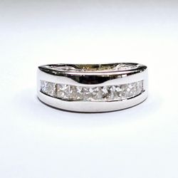 Gold Natural Diamond Ring Band #09706