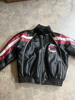 Vintage Carolina Gamecocks Leather Jacket