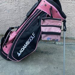 Adam’s golf bag