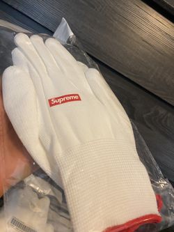 Supreme White rubber gloves