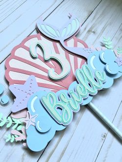 Mermaid Cake Topper