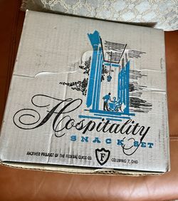 Federal Glass Hospitality Snack Set