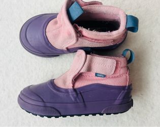Vans MTE SLIP-ON HI TERRAIN V - Winter boots - pink multi 9.5 Toddler