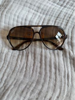 Ray-Ban Cats 5000 sunglasses light Havana and light brown gradient
