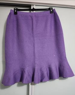 Elana Sz XL Shimmery Lavendar Skirt BNOWT