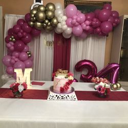 Balloons Garland  Set Up 