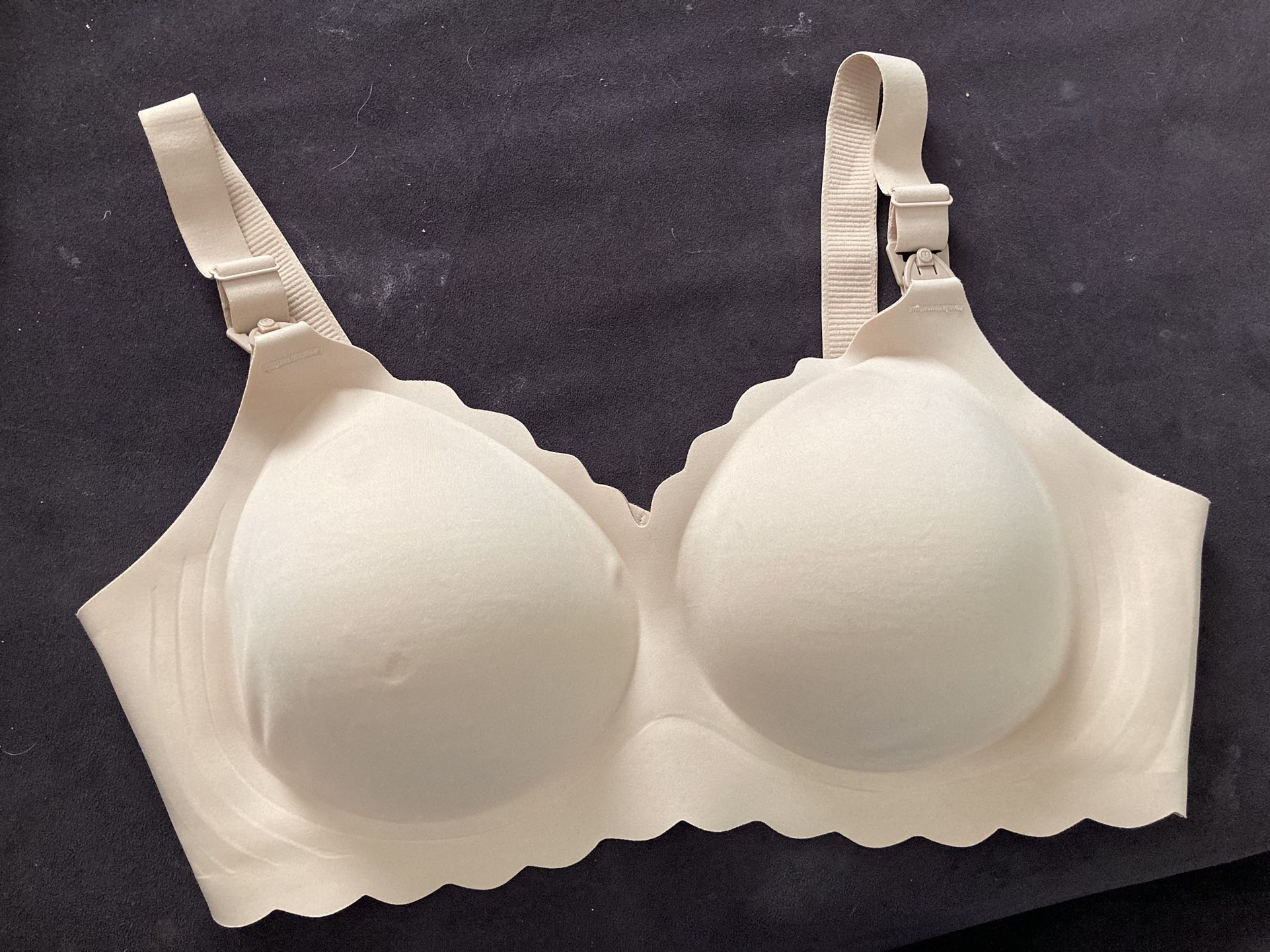 Momcozy Jelly Strip Seamless Floral Push Up Nursing Bras