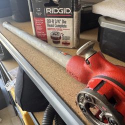 Rigid Pipe Threader 1/2” & 3/4”