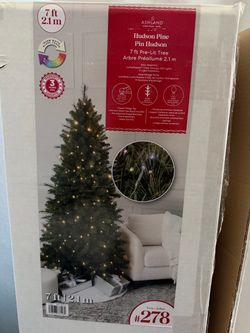 Ashland Hudson Pine 7ft Pre-Lit Christmas Tree