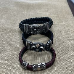 Sterling silver design brazalets