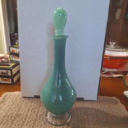 SEA GREEN LIDDED GENIE BOTTLE