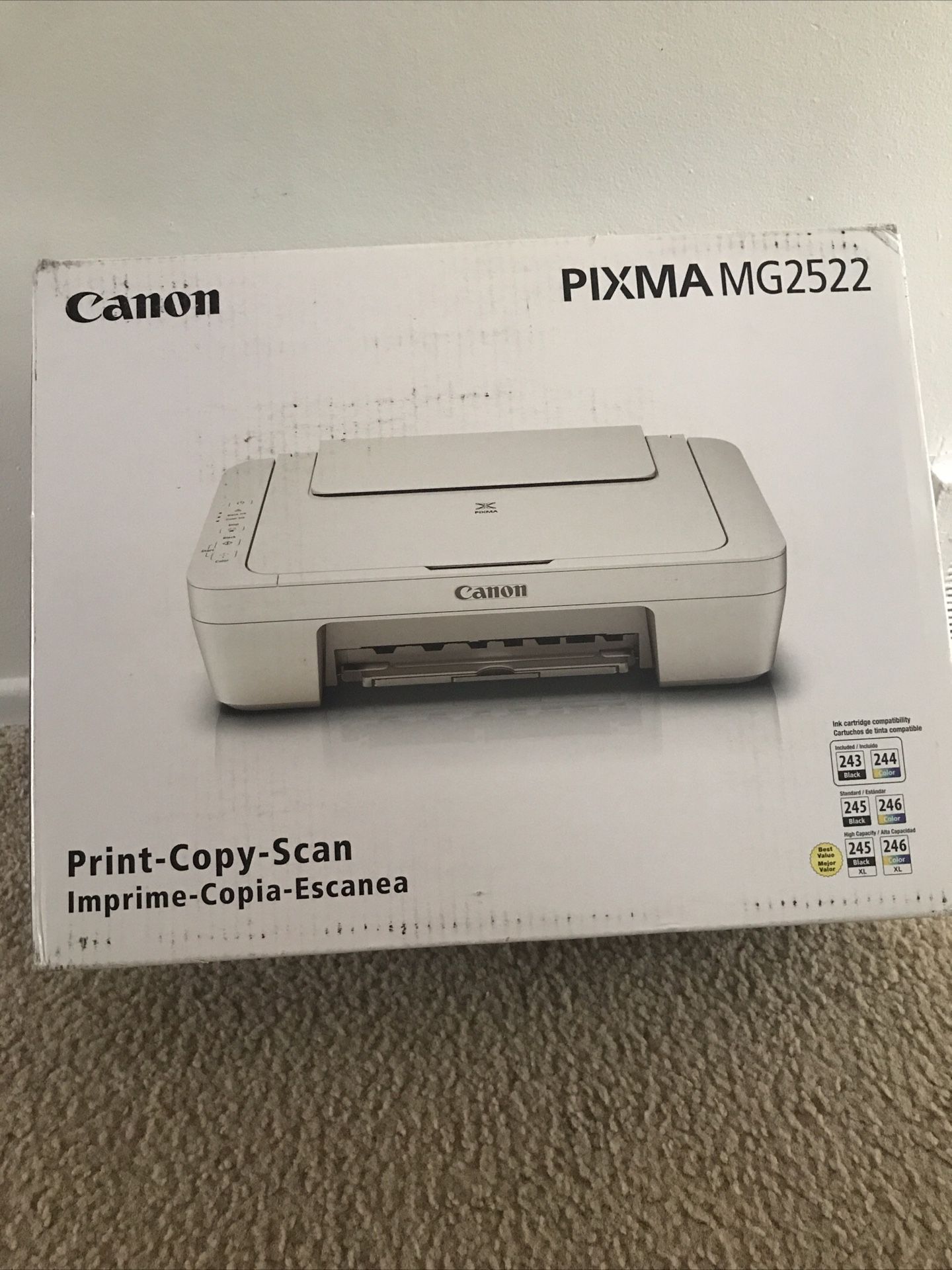  Open Box Canon PIXAMG2522 All in One print - Copy-Scan 