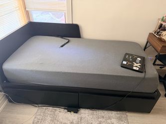 IKEA twin pull out / storage bed