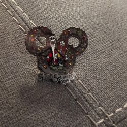 Jack Sally Wreath Season's Screamings 2014 LE 3500 Disney Pin