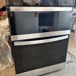 Whirlpool 30 inch Self-cleaning Microwave Wall Oven Combo