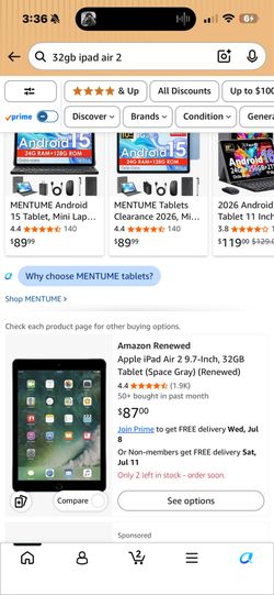 Apple iPad Air 2 Wi-Fi 32gb with case