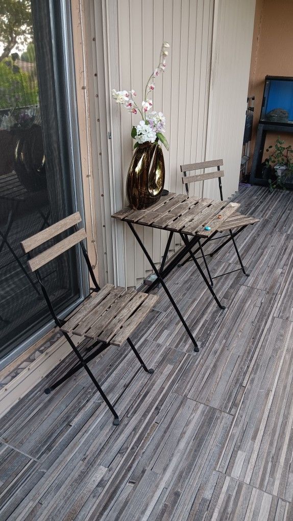 Patio Set Wood