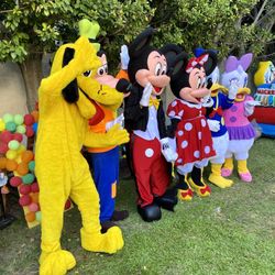 Disney - Disney Costumes - Disney Characters - Mickey - Minnie - Disfraces - Mascot - Birthday Characters - Characters for Birthdays