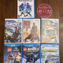 Wii And Wii U Games
