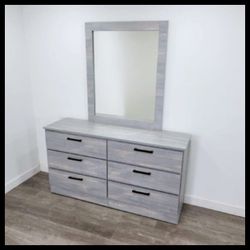 NEW DOUBLE DRESSER WITH MIRROR 🛠️ ASSEMBLED