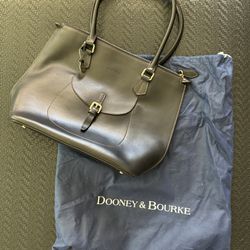 Dooney and Burke Black Leather Purse