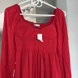 So brand- size Xs  red brand new dress