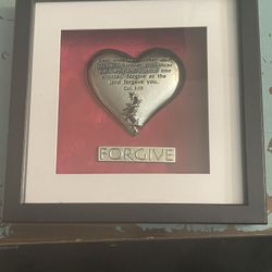 Forgive Shadow Box Pic 10x10