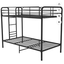twin bunk bed w 2 twin mattress 