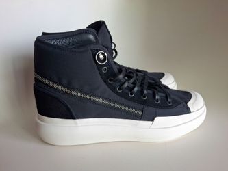 Adidas Y-3 Notoma High Top Sneakers Black White Unisex Size 12.5
