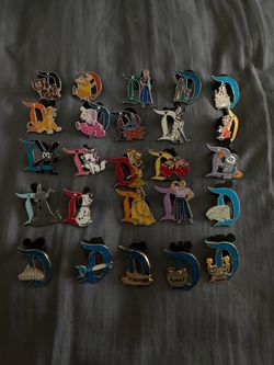 Disneyland Hidden Disney D Pins