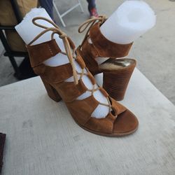 Woman's Suede Jacket Large And Shoes 8.5