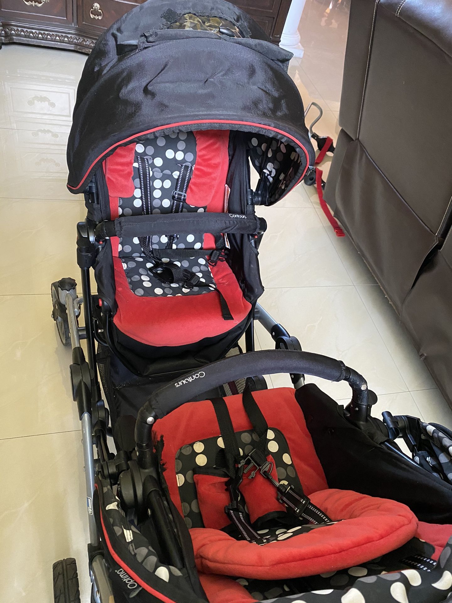 Contours double stroller