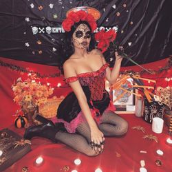 Women’s Burlesque Beauty Costume Dress 