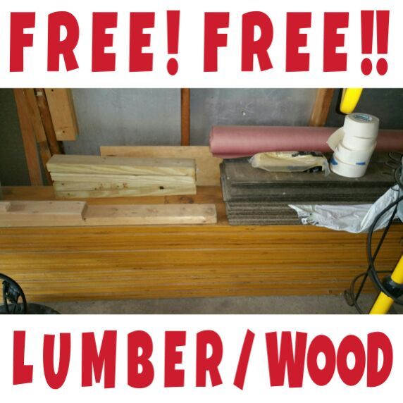 FREE LUMBER/WOOD!!!