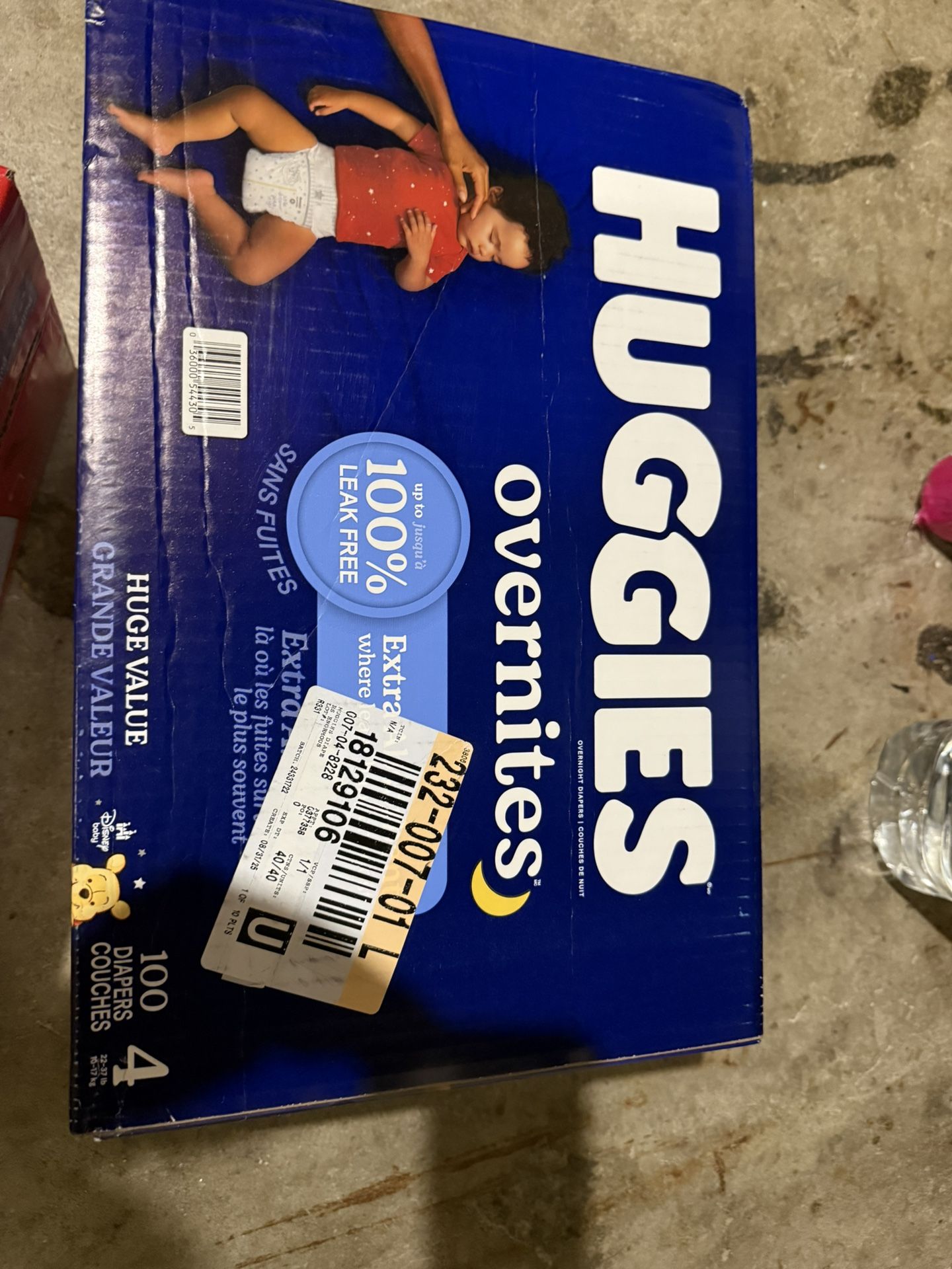 Huggies overnight Size 4