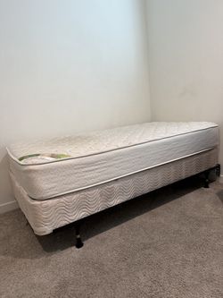 Twin Bed frame & Mattress