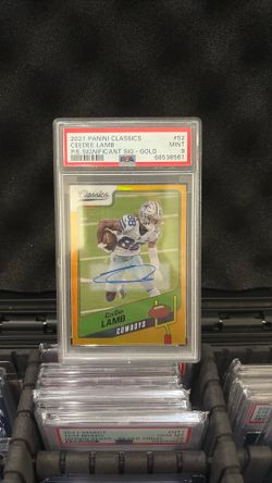 CD LAMB gold autograph PSA 9